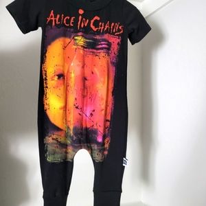 Alice in Chains onesie by Coco and Rex, size 2-3 toddler